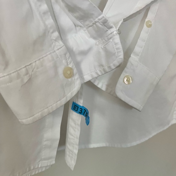 Vineyard Vines Youth Medium White Button Down Shirt Whale Logo Preppy Classic - Picture 3 of 8